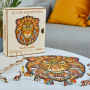 Puzzle en bois Lion Majestueux - IkaIpaka Royan