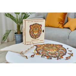 Puzzle en bois Lion Majestueux - IkaIpaka Royan