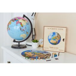 Puzzle en bois Planète Terra Créatif Puzzle Ikaipaka jeux &