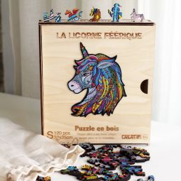 Puzzle en bois Licorne Féérique - IkaIpaka Royan