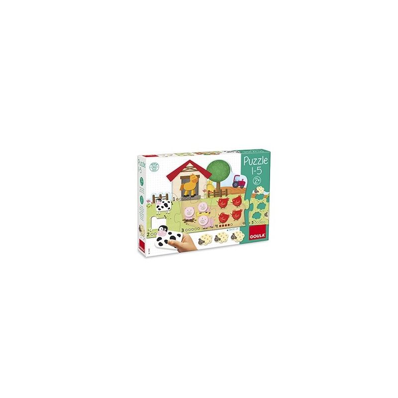 Puzzle Ferme 1 à 5 Goula Ikaipaka jeux & jouets Royan
